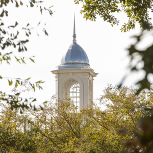 Top of building on campus